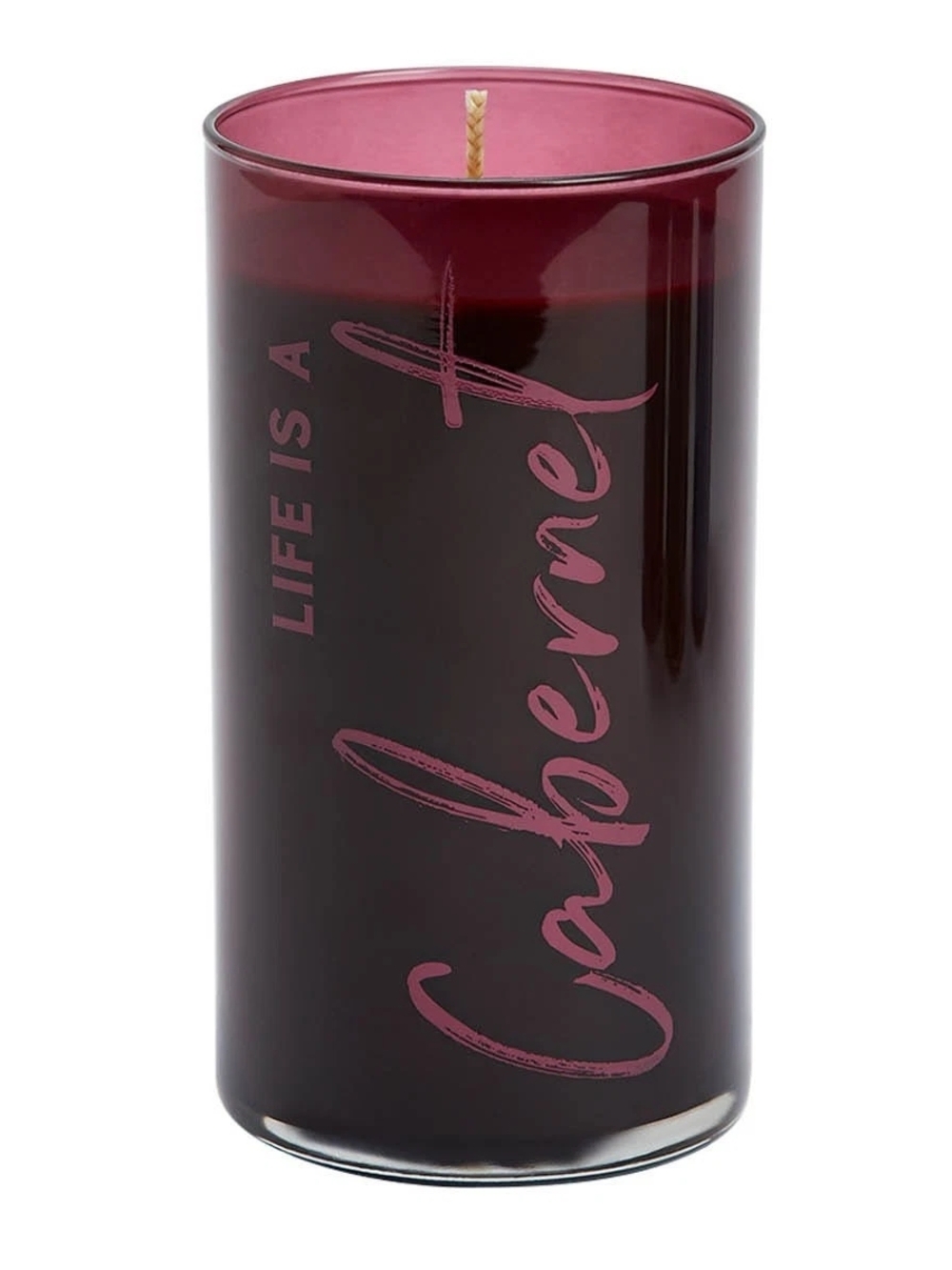 Partylite Life Is a Cabernet Wine Time Jar Candle, 19.25 oz | Brand New
